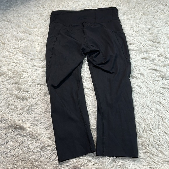 Lululemon Fast & Free Crop (19") Black - Picture 4 of 6